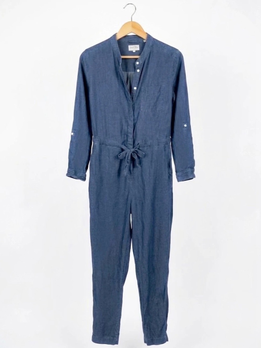 Jack Wills Tencel Jumpsuit in Blue Size US 2 Like New